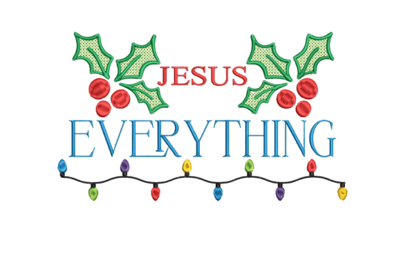 Jesus Everything: A Seller’s Review for Christmas Embroidery