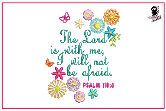 Review: Bible Scripture with Flowers Design