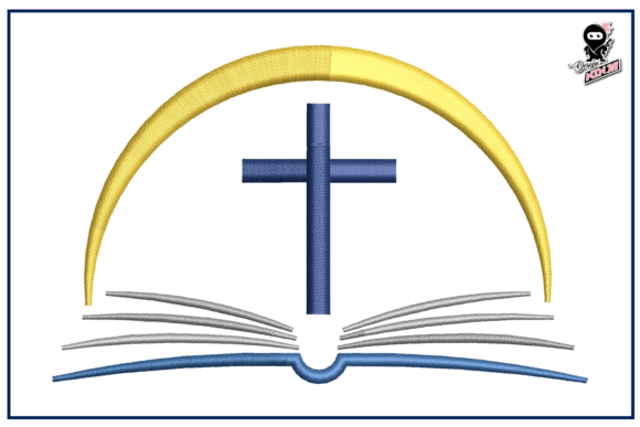 Review: Christian Cross with Bible Embroidery