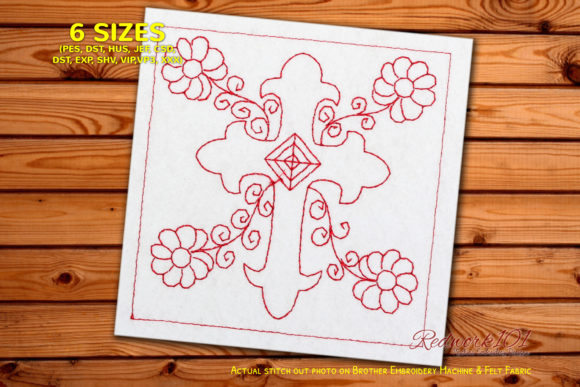 Review: Christian Cross with Floral Design