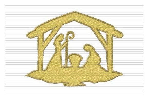 Review: Christmas Nativity Embroidery File for Business