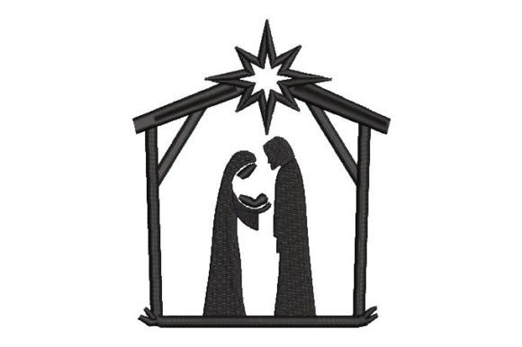 Reviewing Mary and Joseph Birth of Jesus with Star