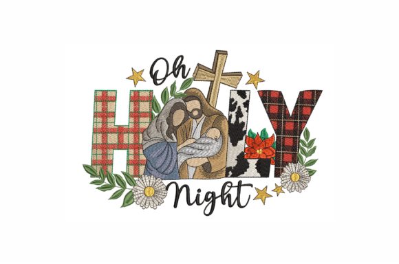 Reviewing Oh Holy Night for Holiday Embroidery