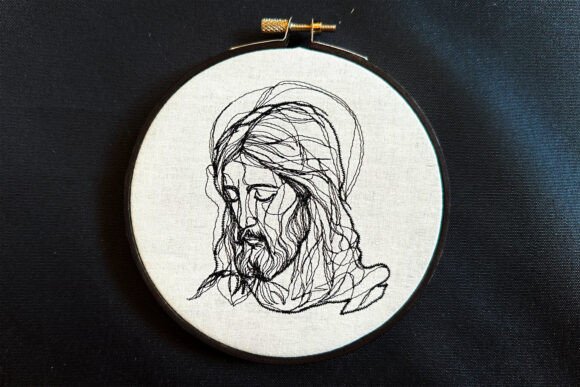 Reviewing the Jesus Face Machine Embroidery Design