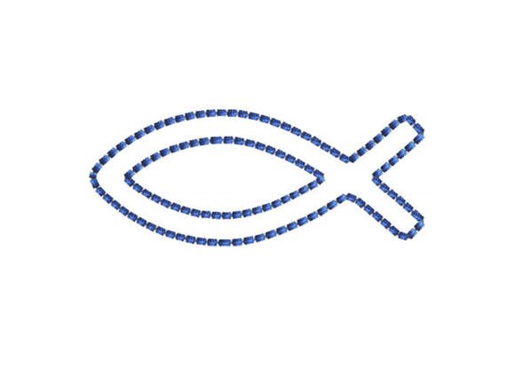 Reviewing the Jesus Fish Bean Stitch Oval Design