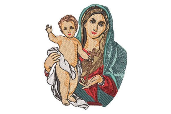 Reviewing the Virgin Mary Embroidery Design